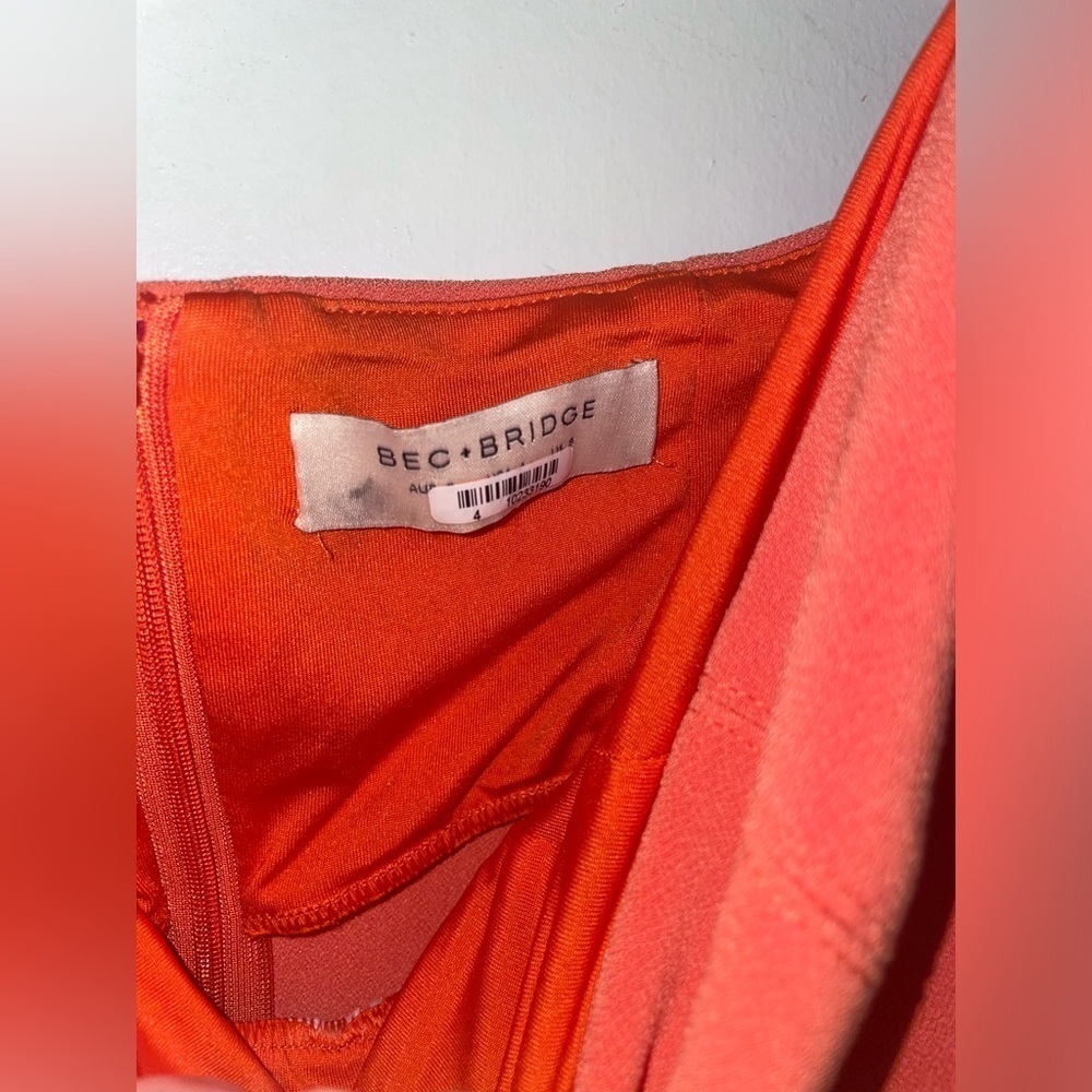 BEC + BRIDGE Cecily Mini Dress in Blood Orange ๐ size 4 - Picture 12 of 16